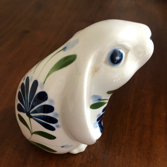 Dansk Ceramic Floral Bunny Rabbit Figurine - Picture 4 of 8
